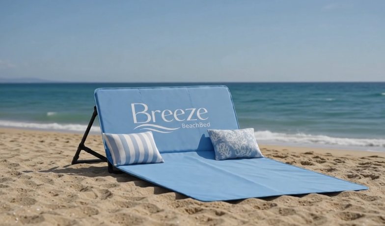 Breeze BeachBed folded lounger